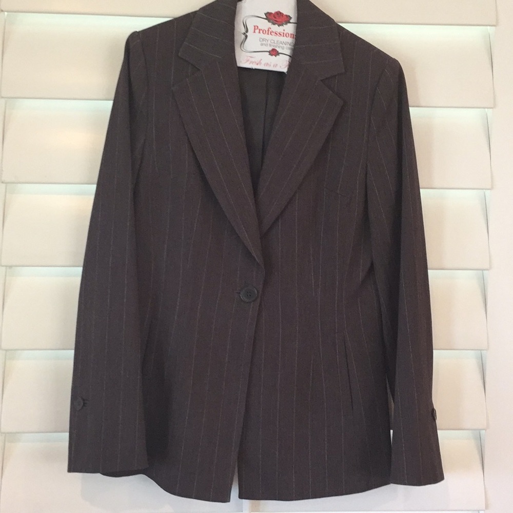 Pinstripe Blazer